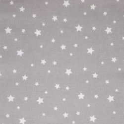 Printed Cotton ZETOILE Gray / White